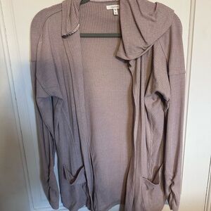 Maurices Women's Ribbed Cardigan - Light Purple